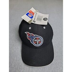 Vtg‎ Tennessee Titans Hat Twin Enterprise Black Strapback NFL Wool Blend NEW